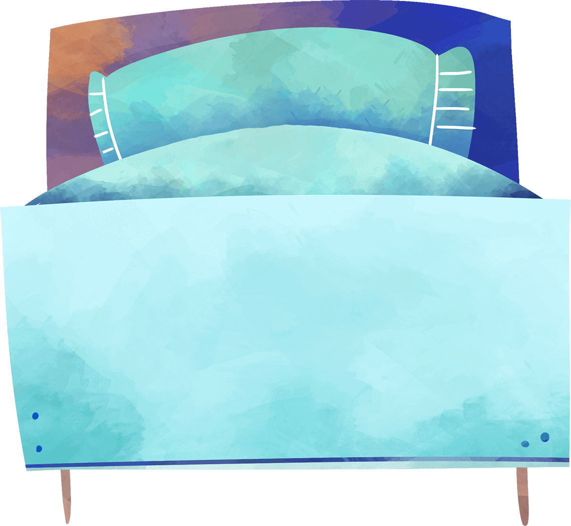 Bed illustration