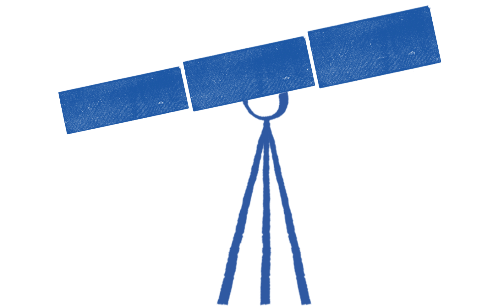 Illustration of a telescope