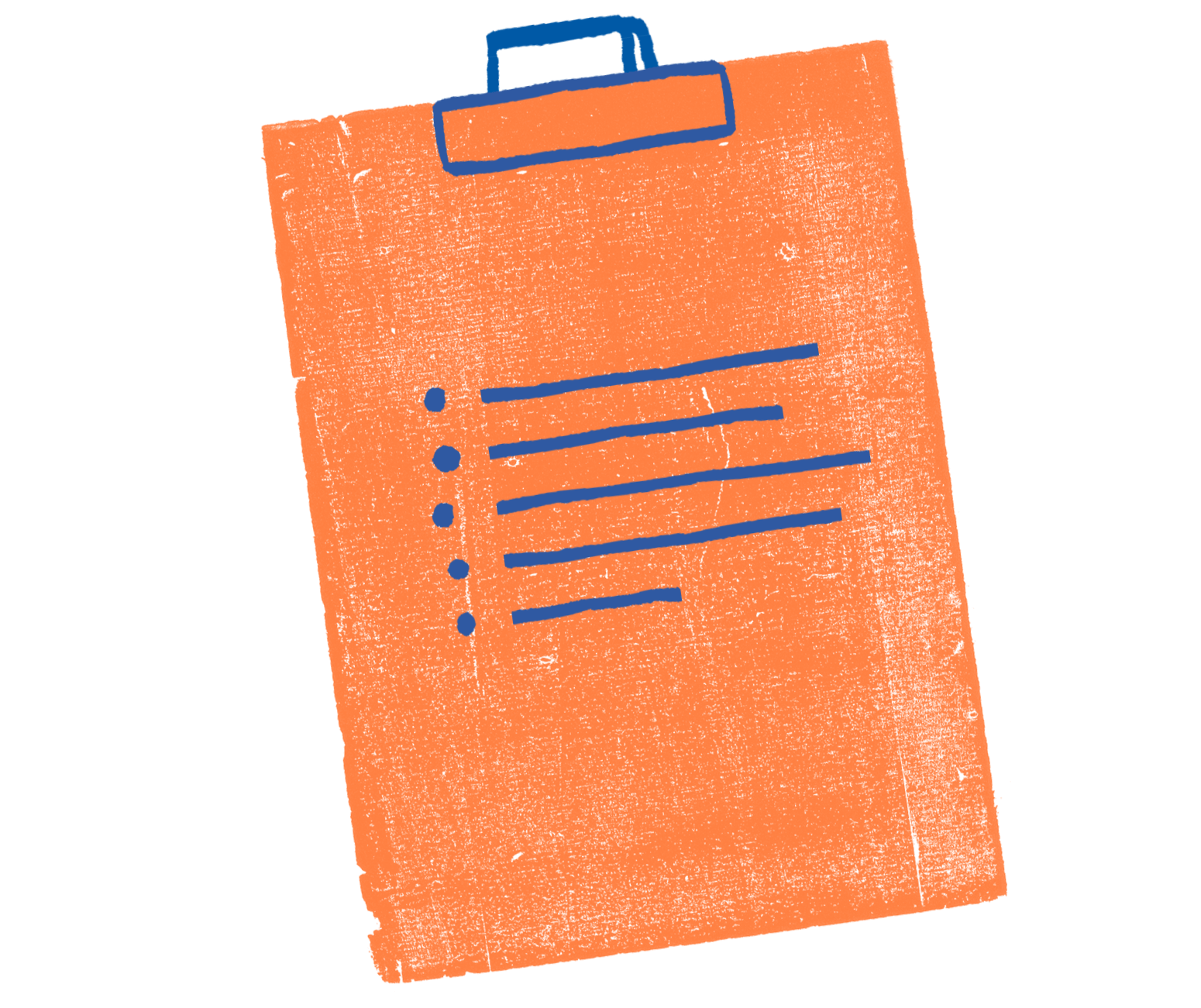 Illustration of a clipboard